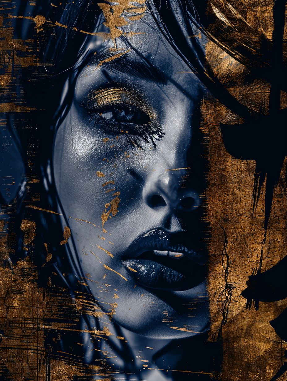 Electric Blue Noir Portraits - Image 4
