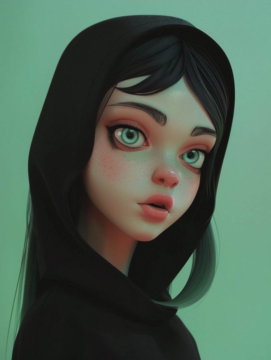 Ethereal Gazes in Digital Art - Image 3