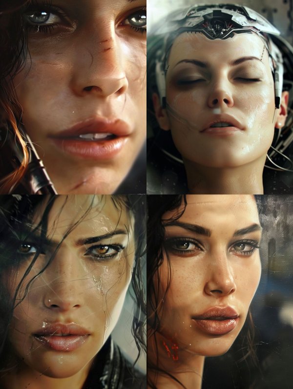 Hyper-Realistic Gritty Cinematic Portrait