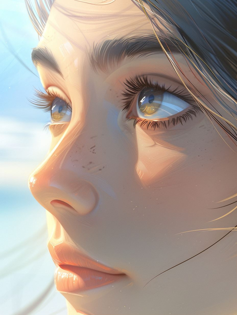 Ethereal Gaze: A Study of Light - Image 1