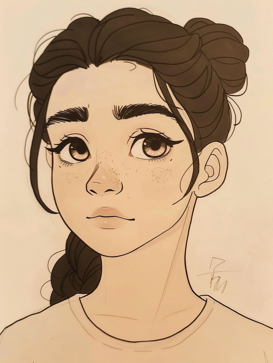 Soft Digital Portrait Art Study - Image 4
