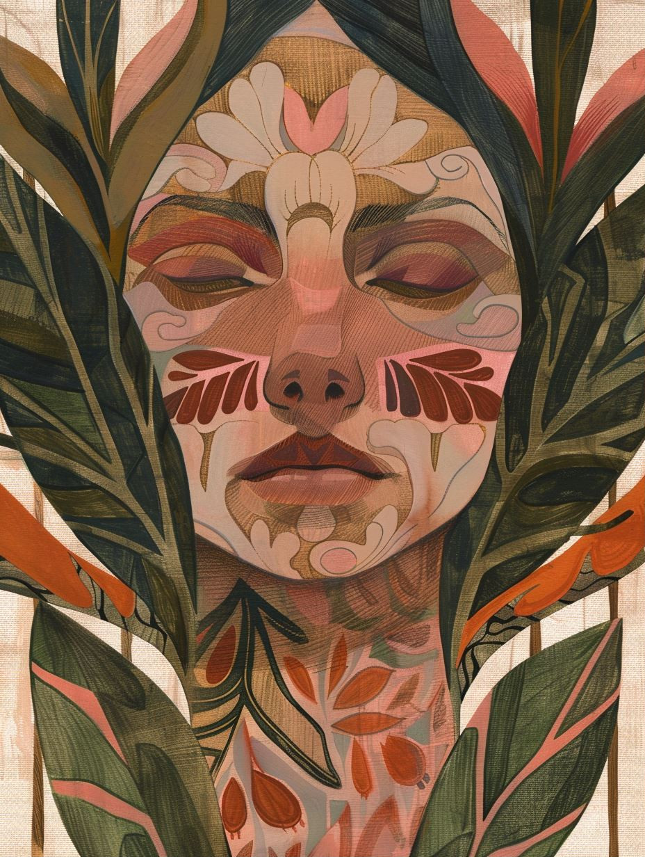 Abstract Earthy Portrait Studies - Image 1