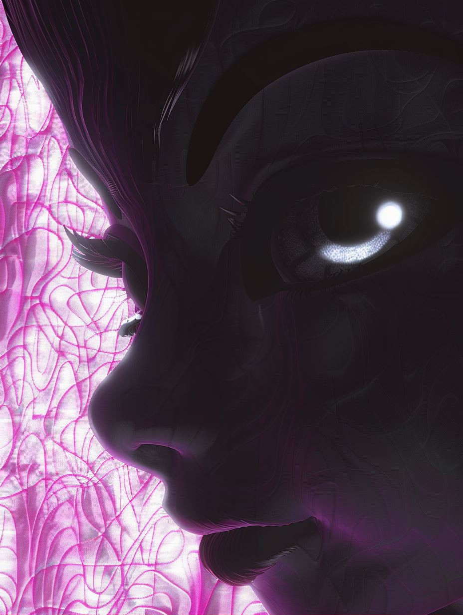 Surreal Neon Doll Portraits - Image 2