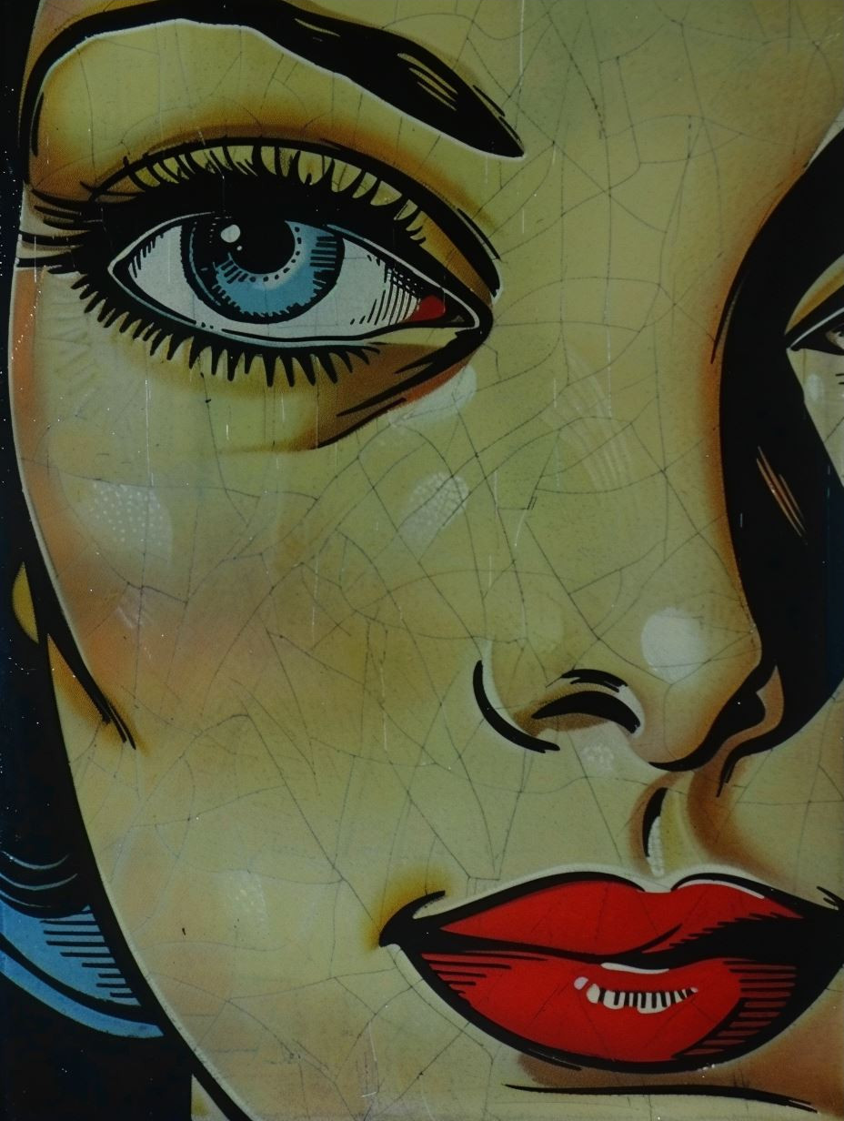 Pop Art Comic Style Female Portraits - Image 3