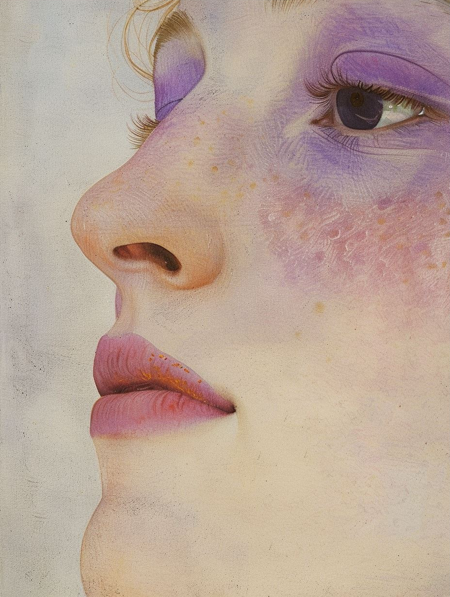Ethereal Gazes in Pastel Hues - Image 3