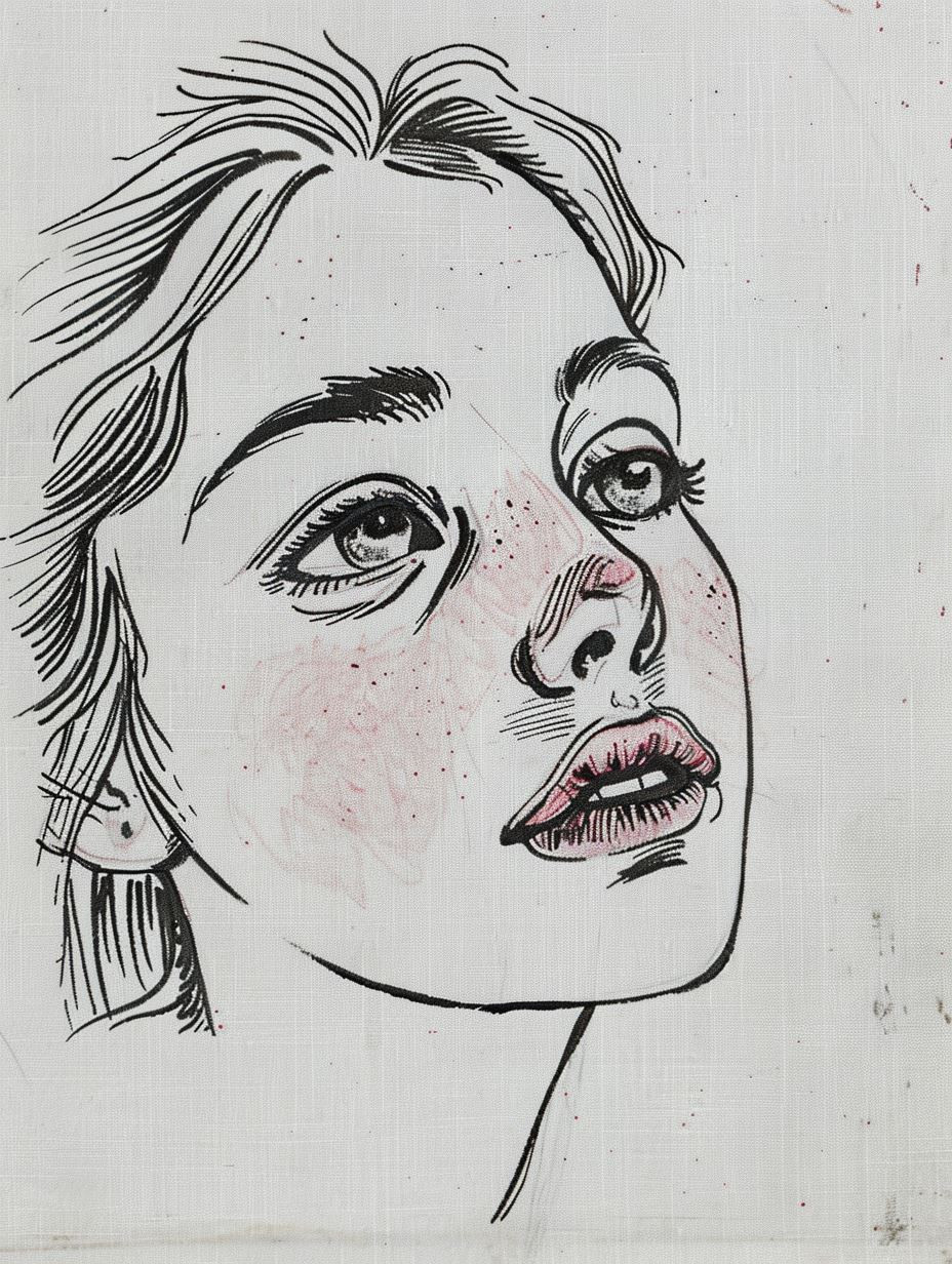 Raw Ink Portrait Studies - Image 1