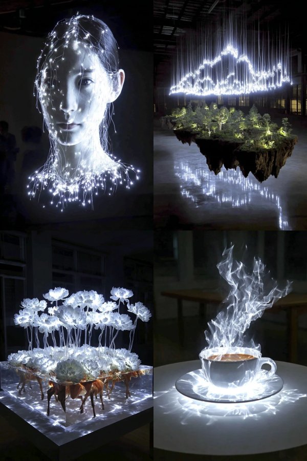 Luminous Neural Web