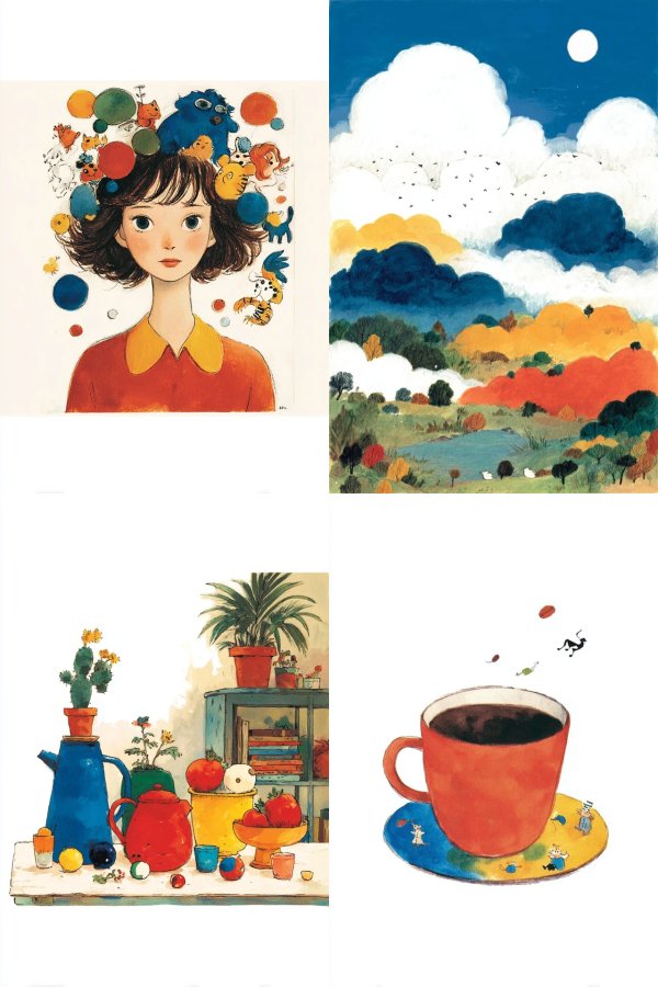 Whimsical Worlds of Color and Imagination