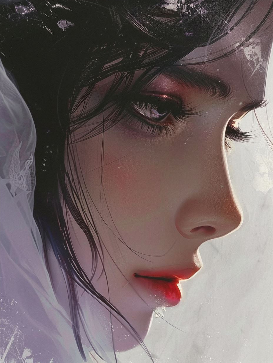 Ethereal Melancholy in Pale Tones - Image 4