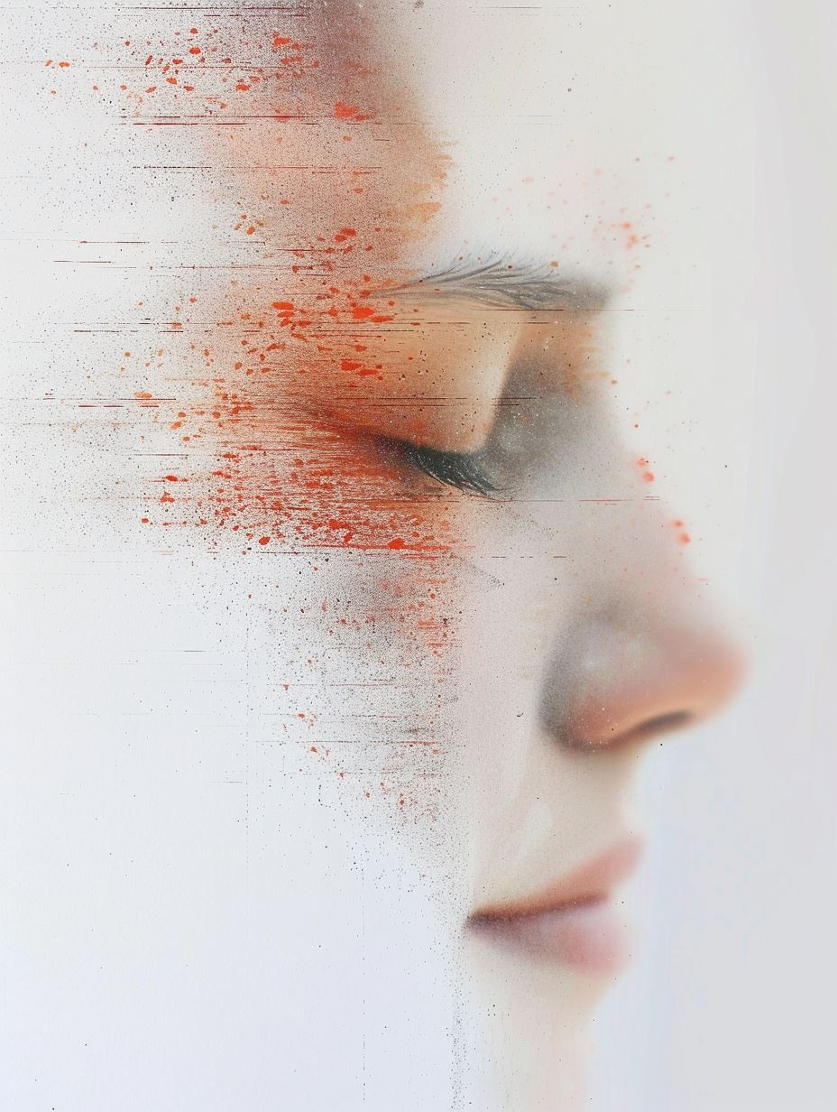 Ethereal Glitch Portrait Studies - Image 4