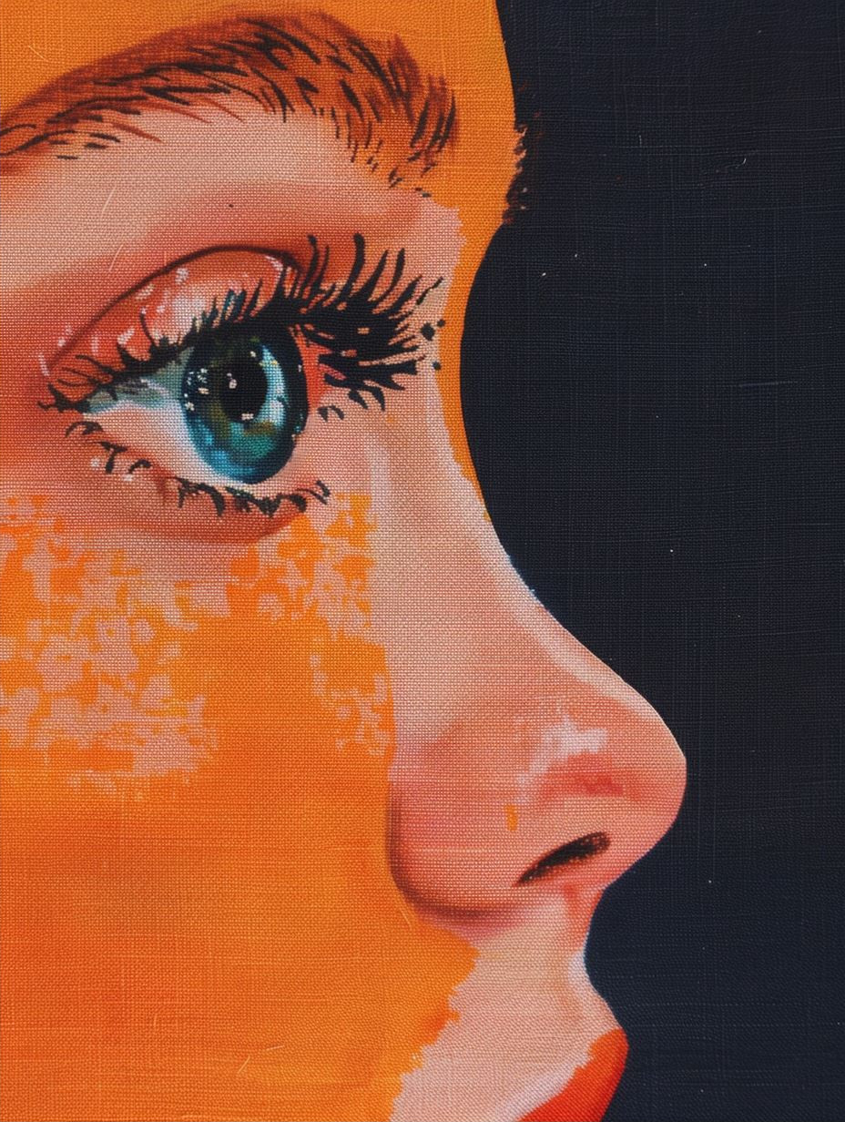 Neon Gilded Portrait Profile - Image 2