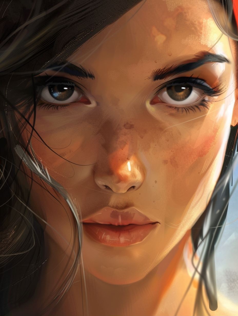 Ethereal Glow Soft Portrait - Image 2