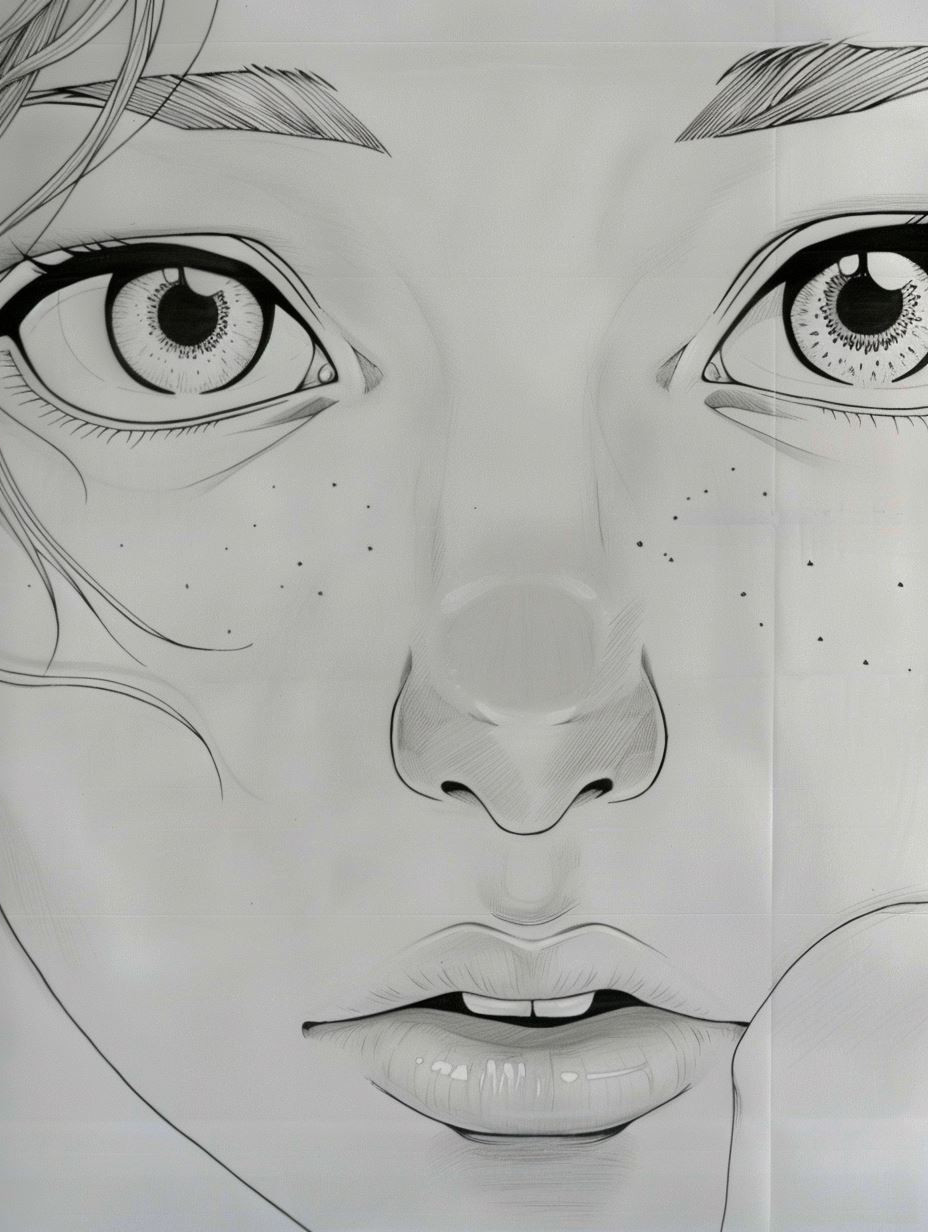 Ethereal Gaze: Digital Portrait Studies - Image 4