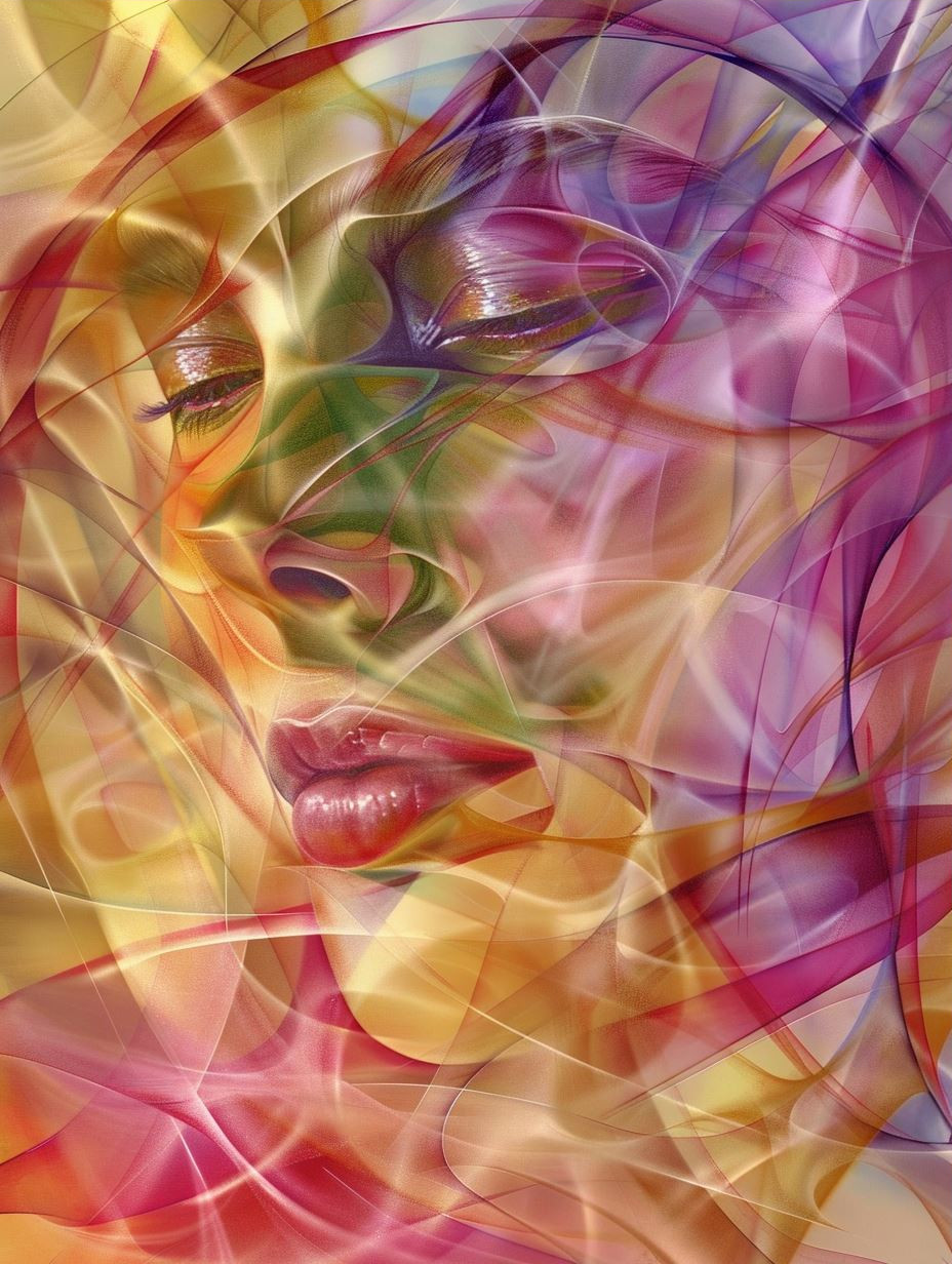 Ethereal Swirls of Human Emotion - Image 3