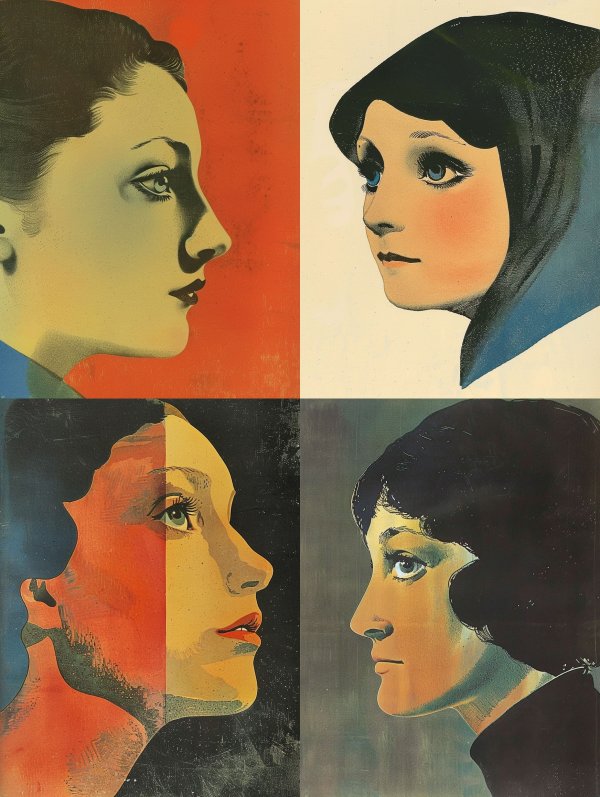 Four Faces of Vintage Elegance