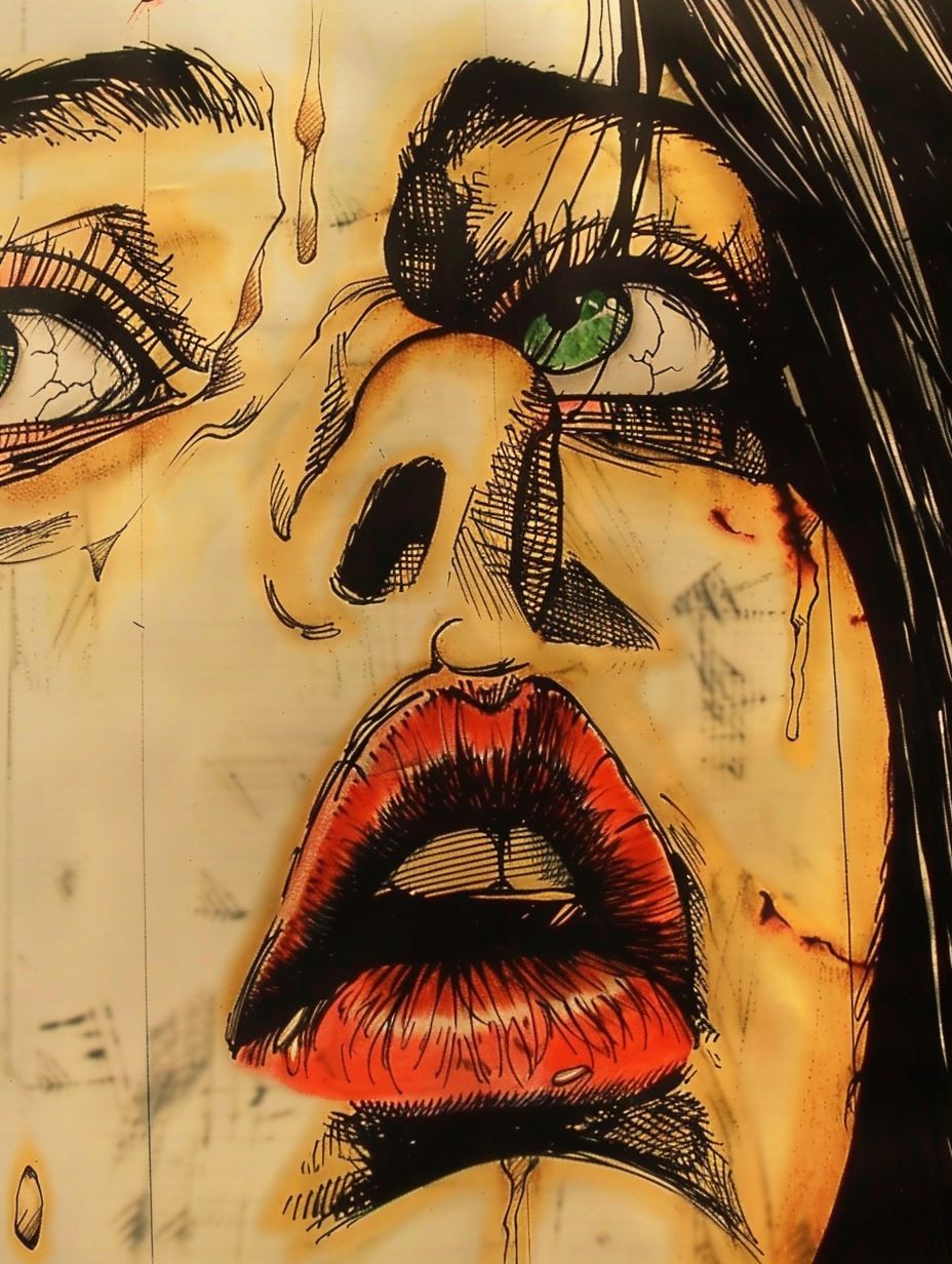 Haunting Crimson Gaze Horror - Image 3