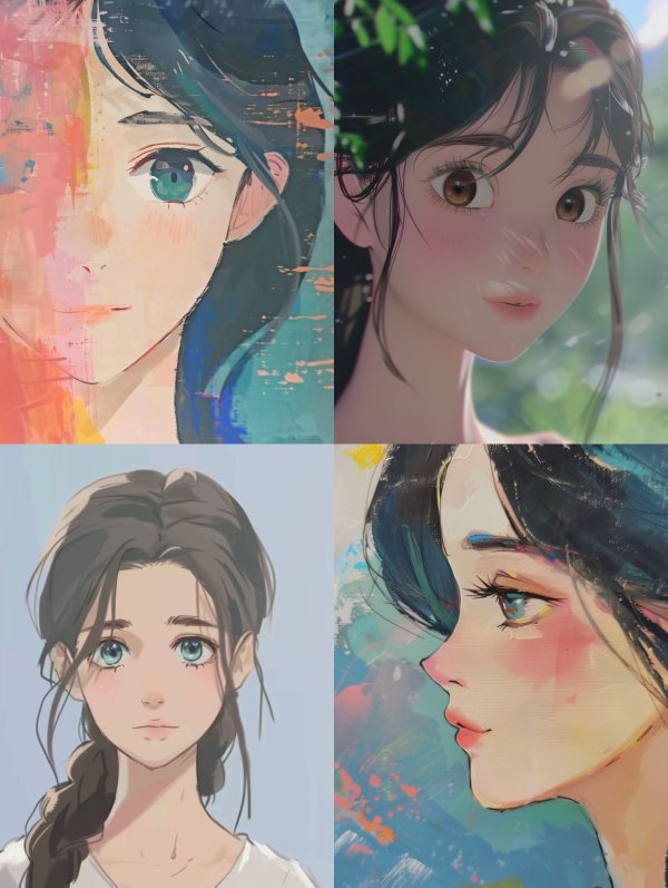 Ethereal Anime Portrait Collection