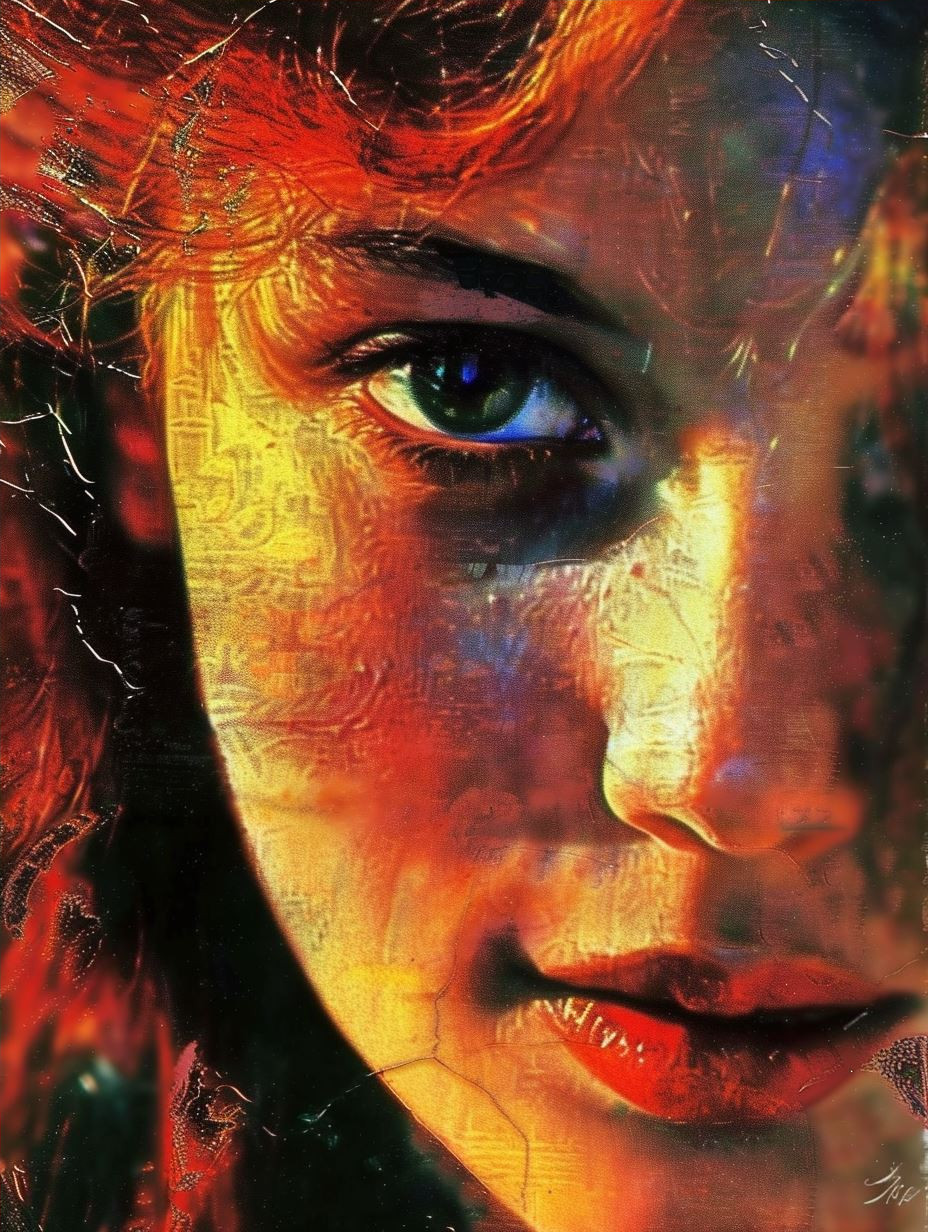 Crimson Hues of Ethereal Beauty - Image 4