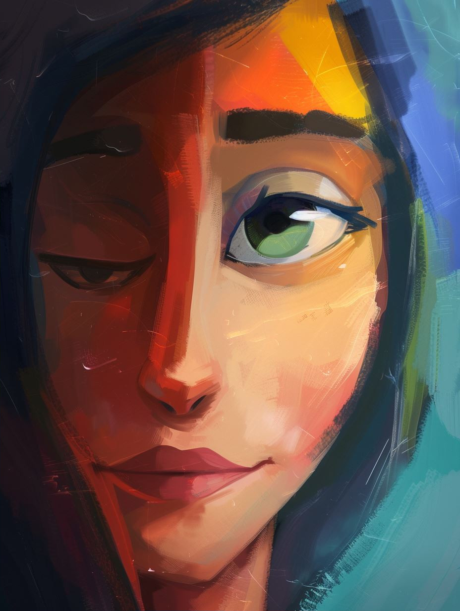 Digital Portraits: A Study in Light and Color - Image 2