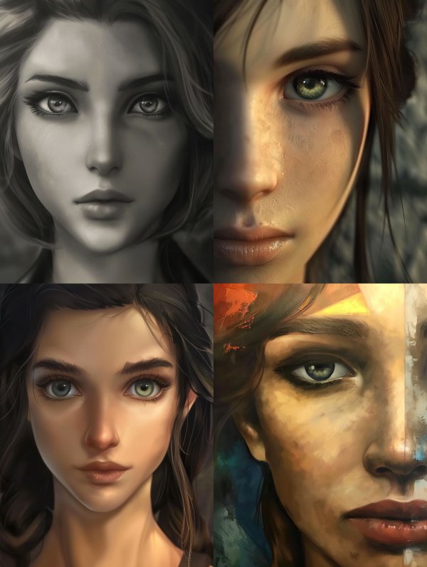 Evolution of a Digital Portrait