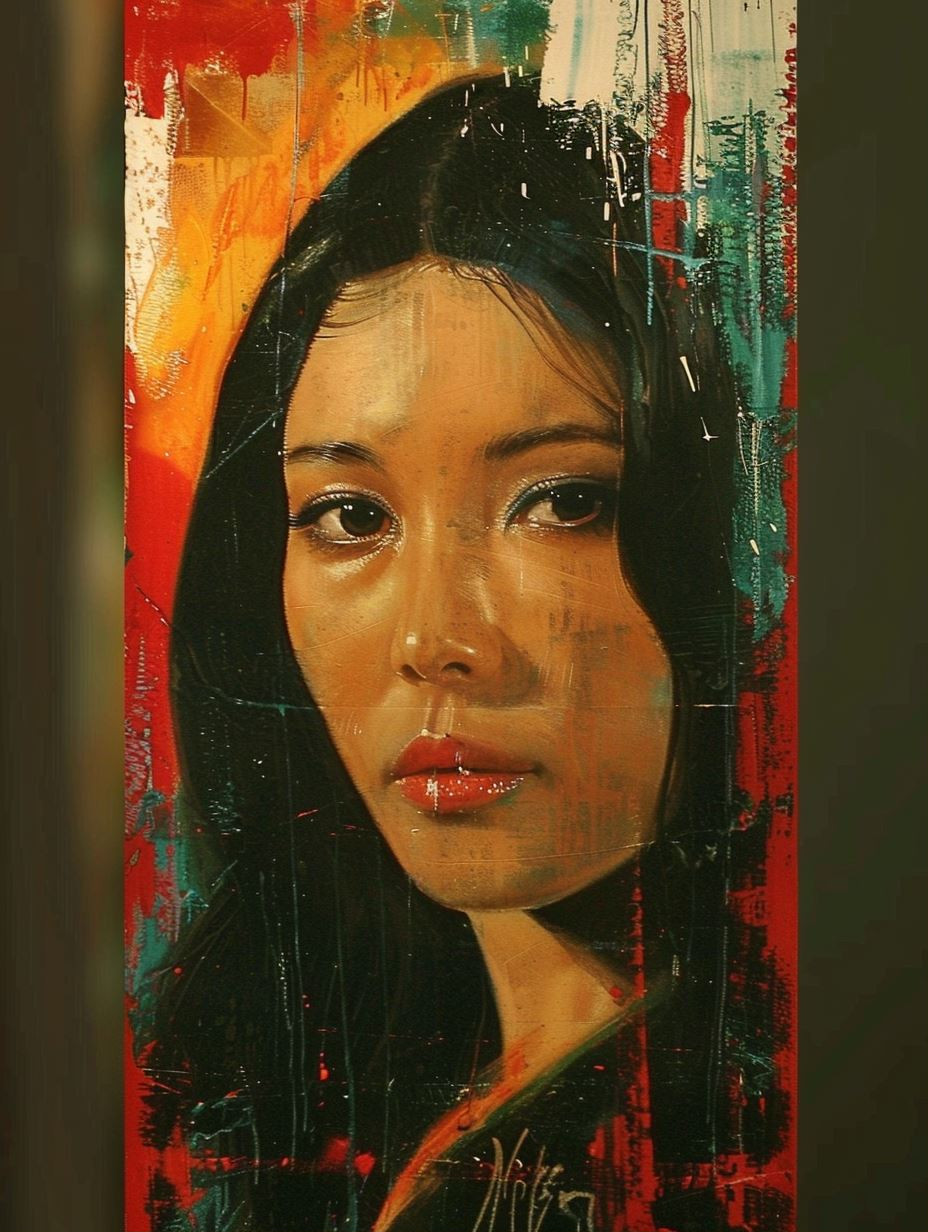 Vibrant Urban Portrait Study