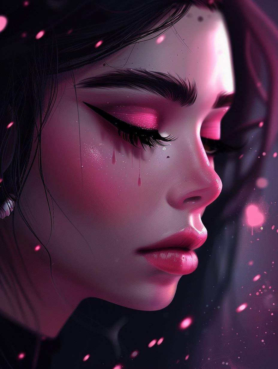 Neon Tears of Digital Sorrow - Image 1