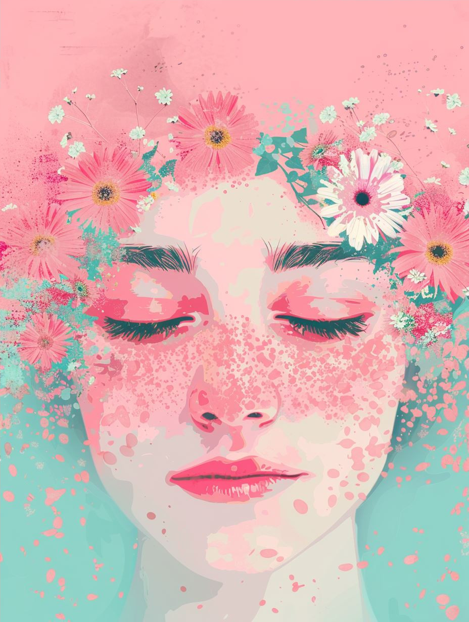 Pastel Dreams: A Surreal Portrait Study - Image 4