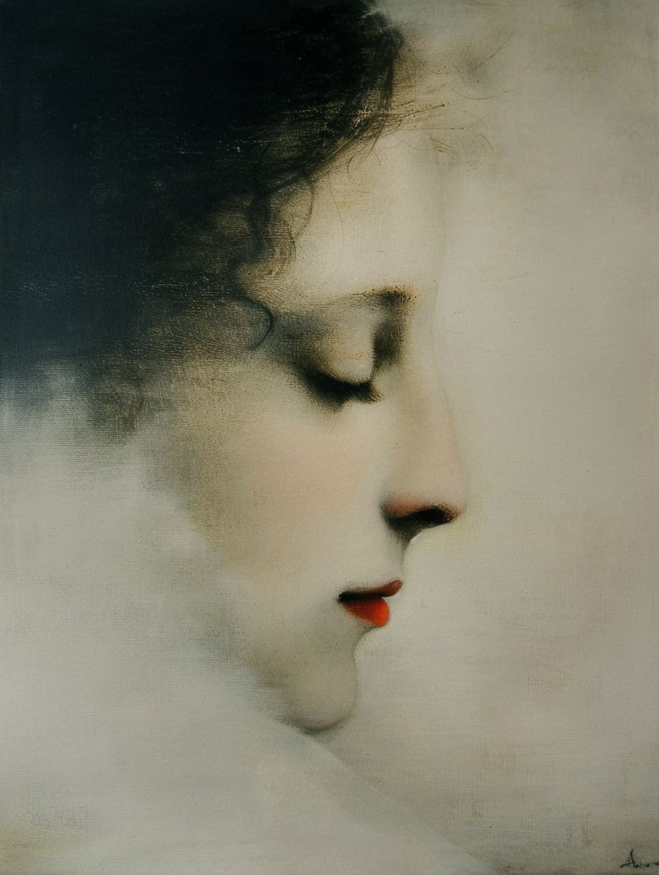 Ethereal Renaissance Shadow Portraits - Image 2
