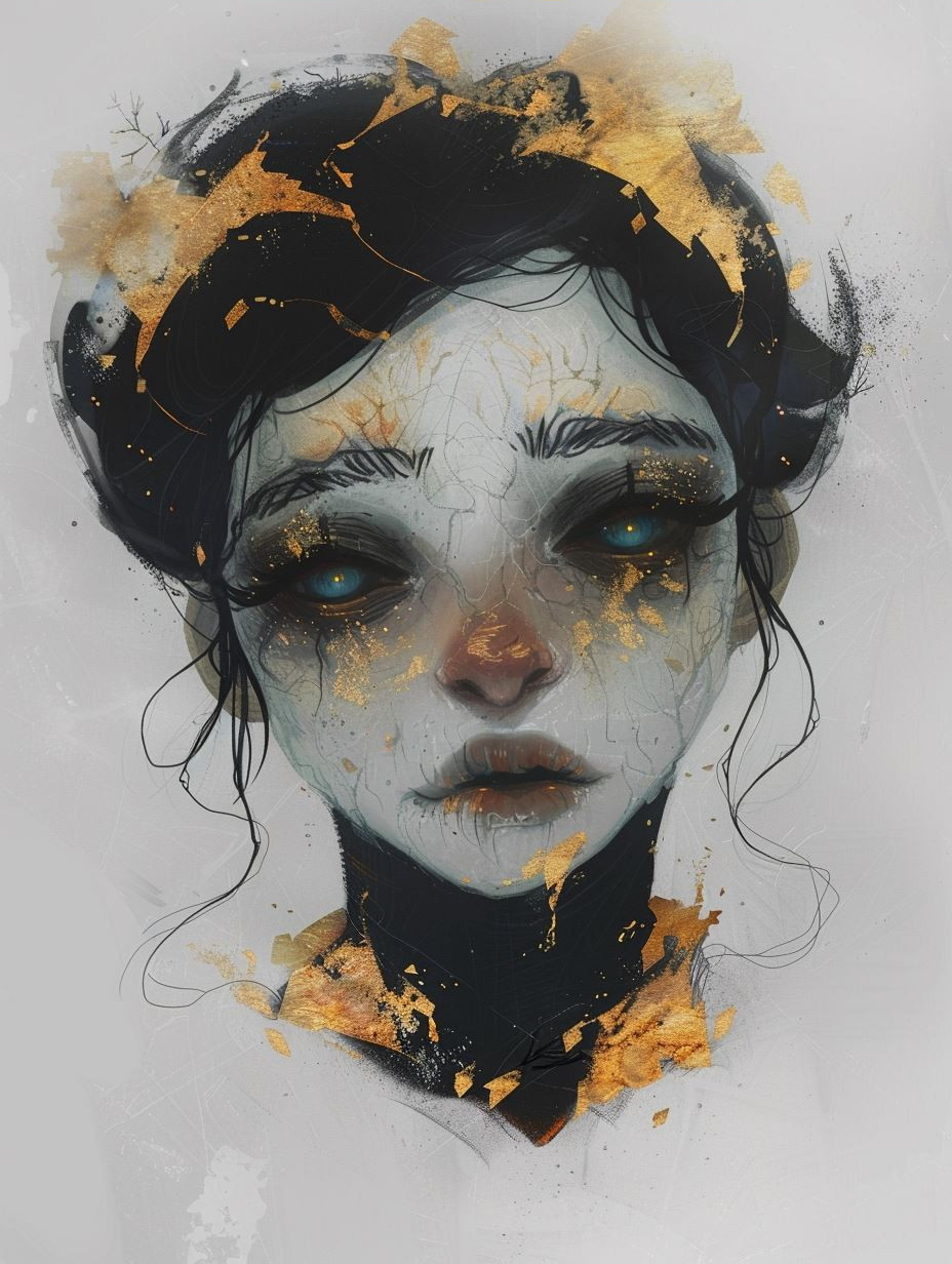 Ethereal Glow of Melancholy Souls - Image 3
