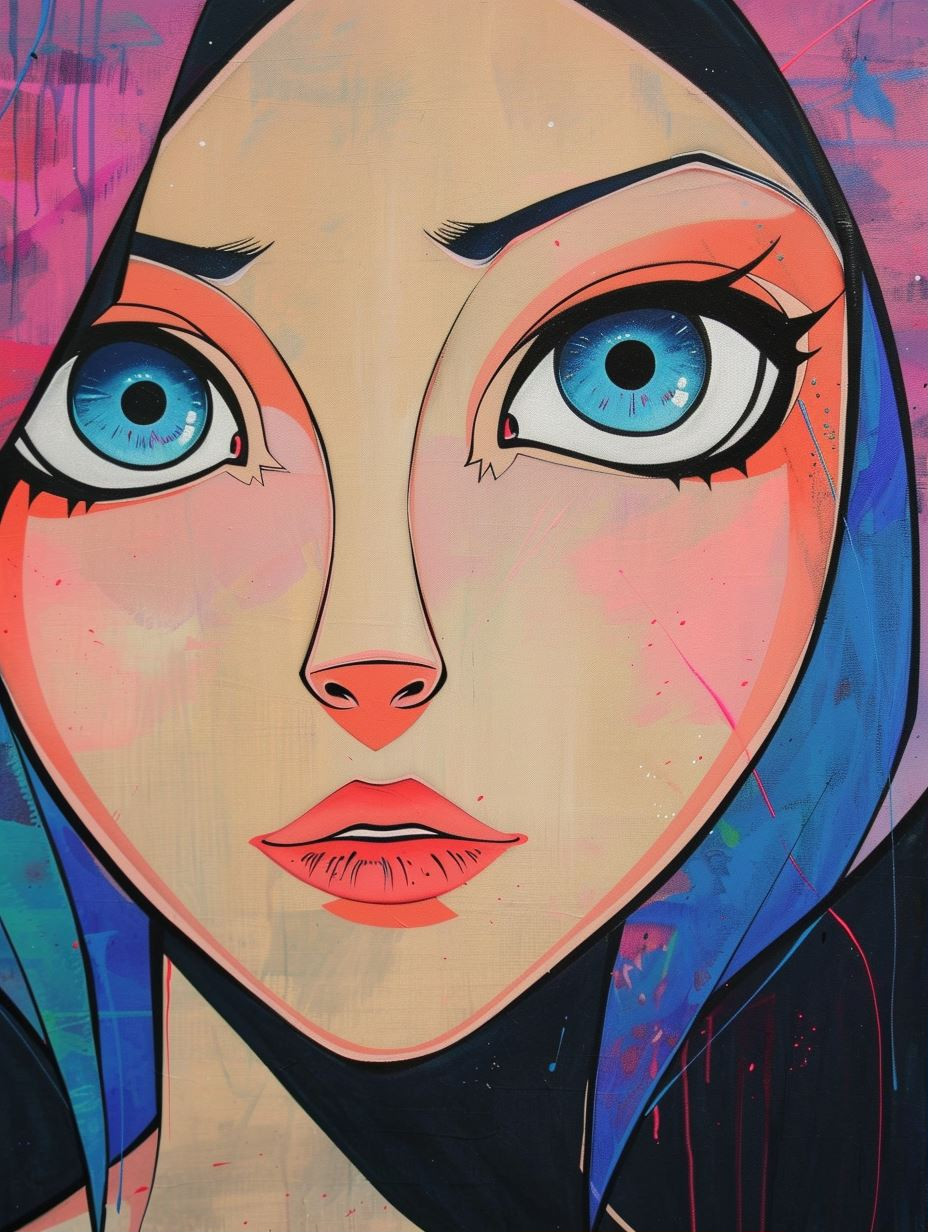 Neon Dream Anime Portraits - Image 1