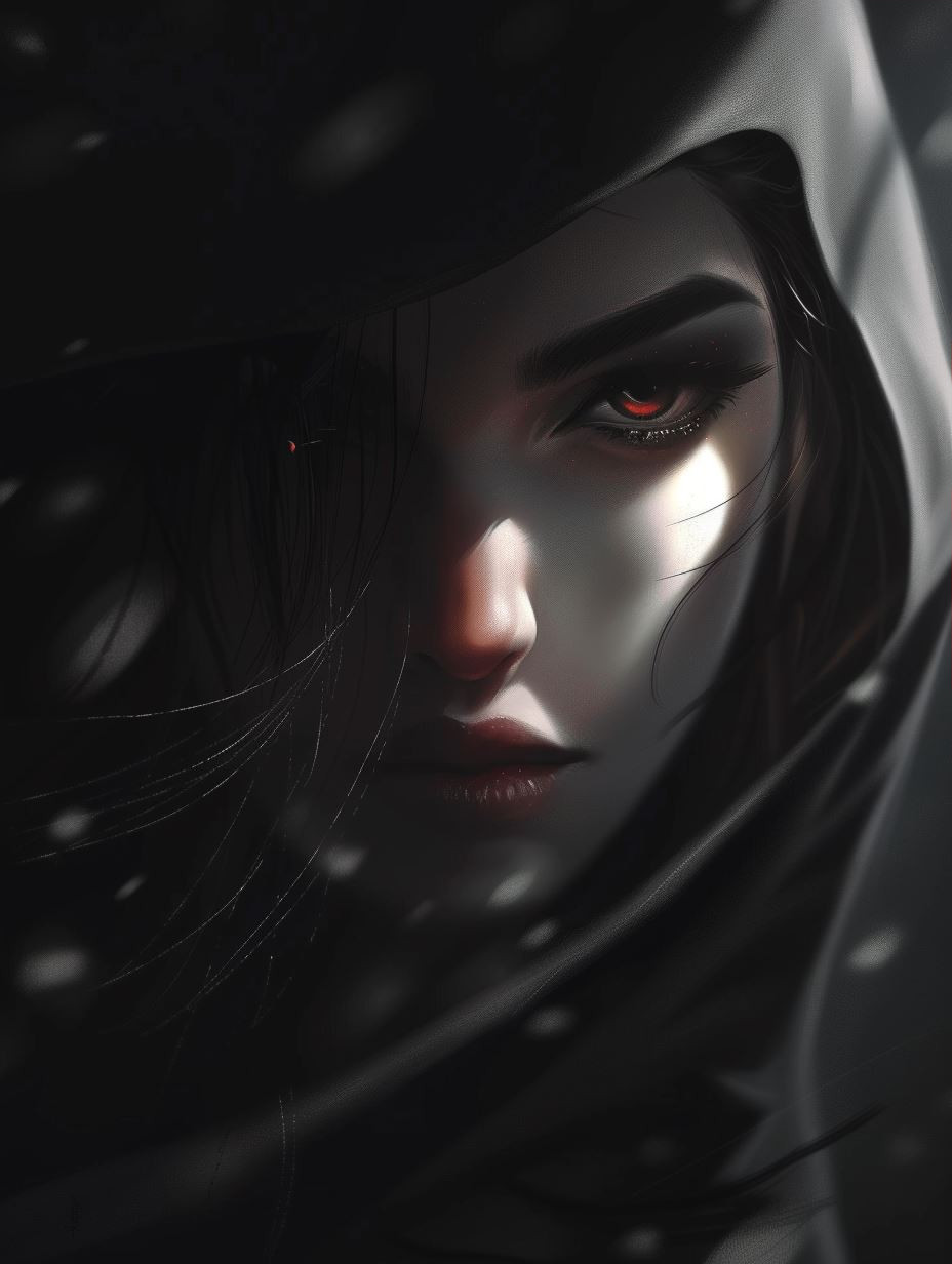 Mystic Shadows and Crimson Glow - Image 3