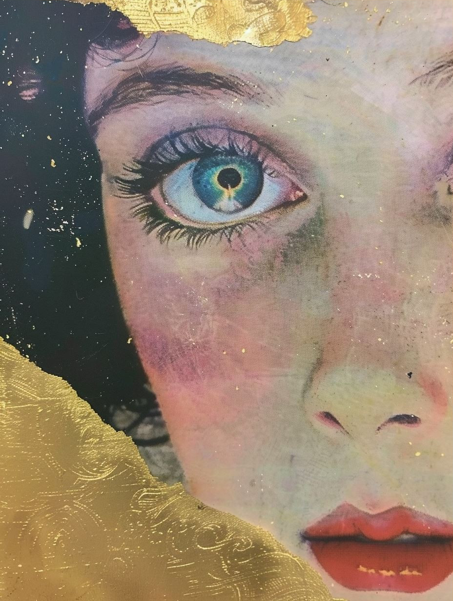 Celestial Gaze in Gold Dust - Image 3
