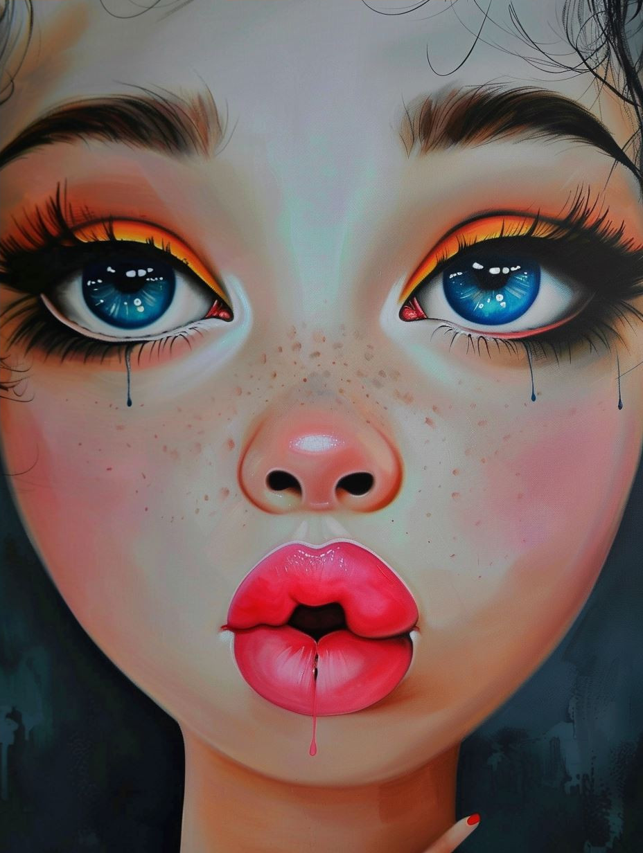 Floral Ethereal Tearful Portrait - Image 4