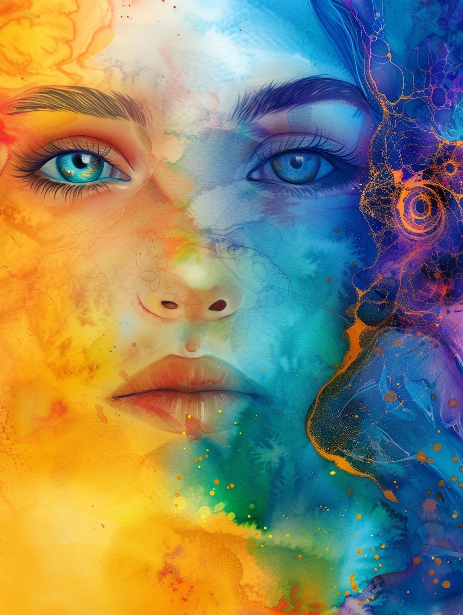 Celestial Prism Portrait of Soul