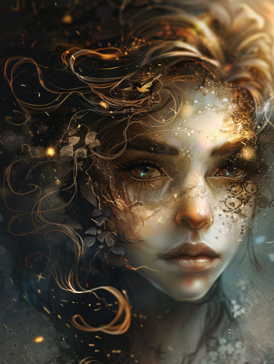 Ethereal Visions of Golden Mysticism - Image 1