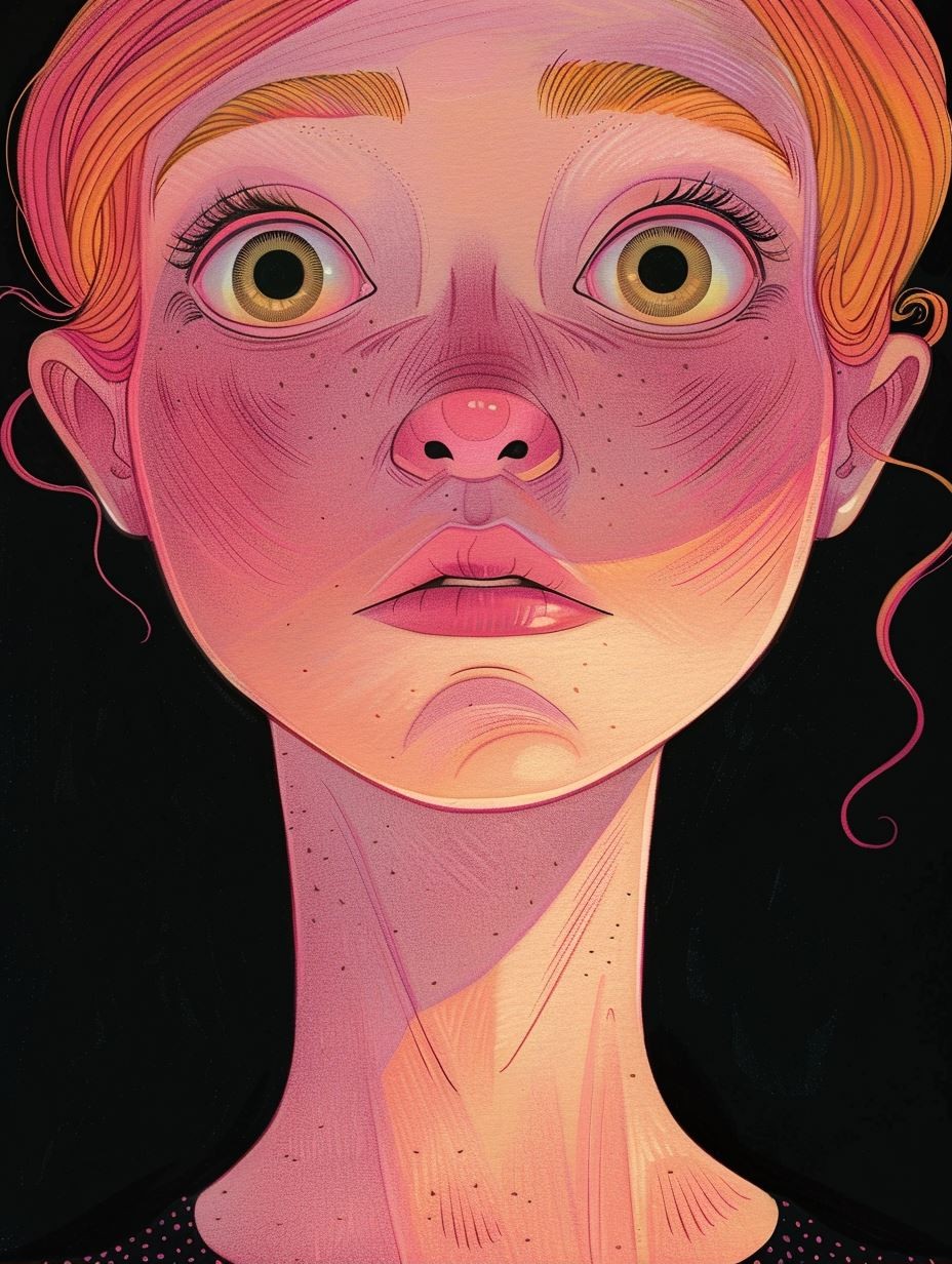 Ethereal Glow of Wide-Eyed Wonder - Image 1