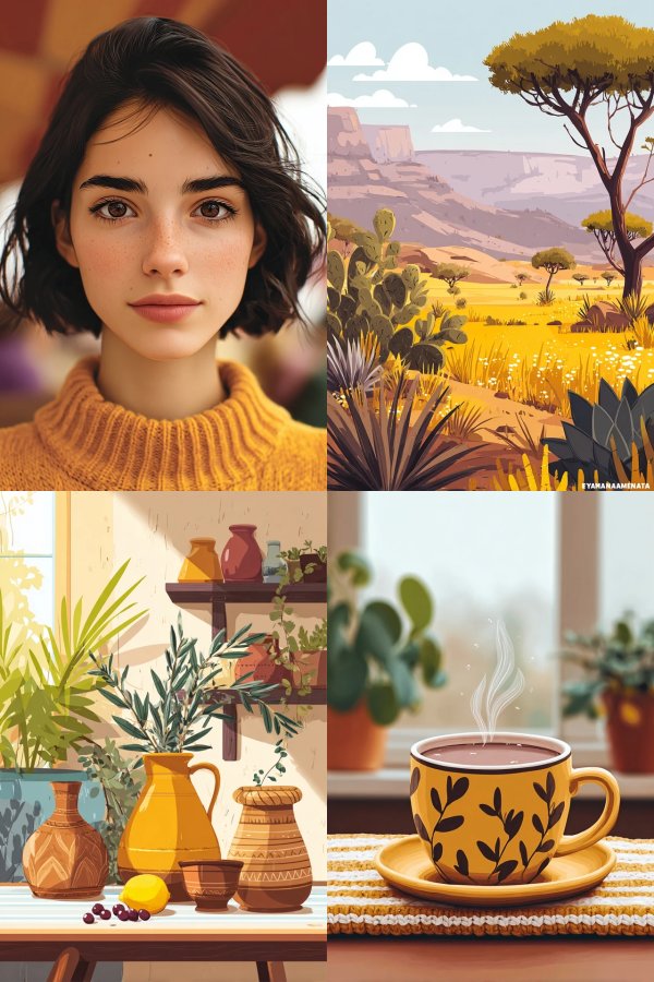 A Collage of Warmth and Nature