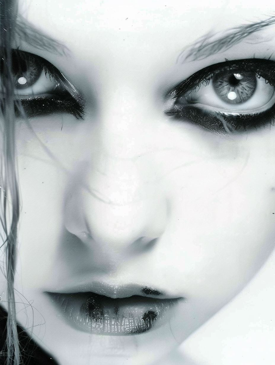 Haunting Gazes in Monochrome - Image 4