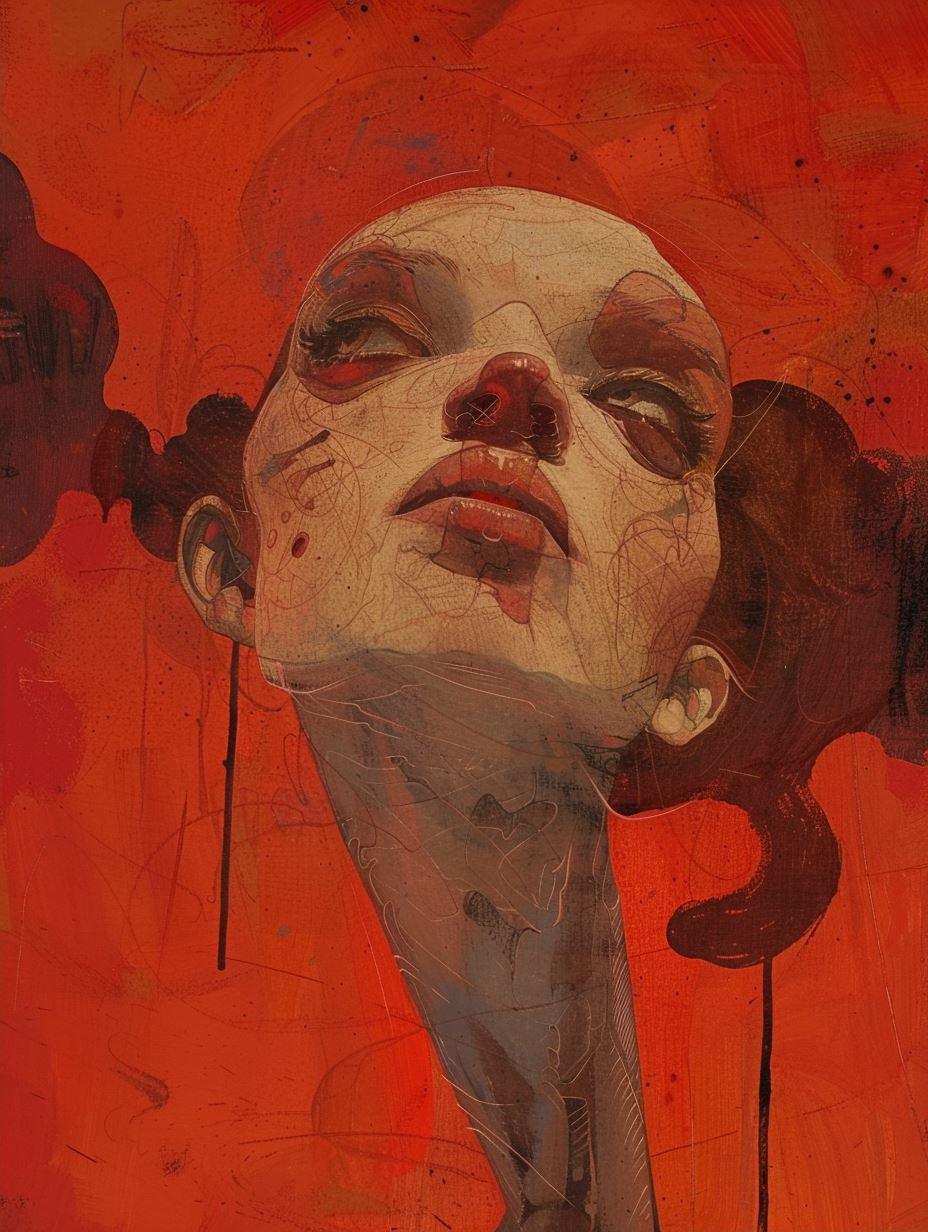 Crimson Echoes of a Surreal Soul - Image 2