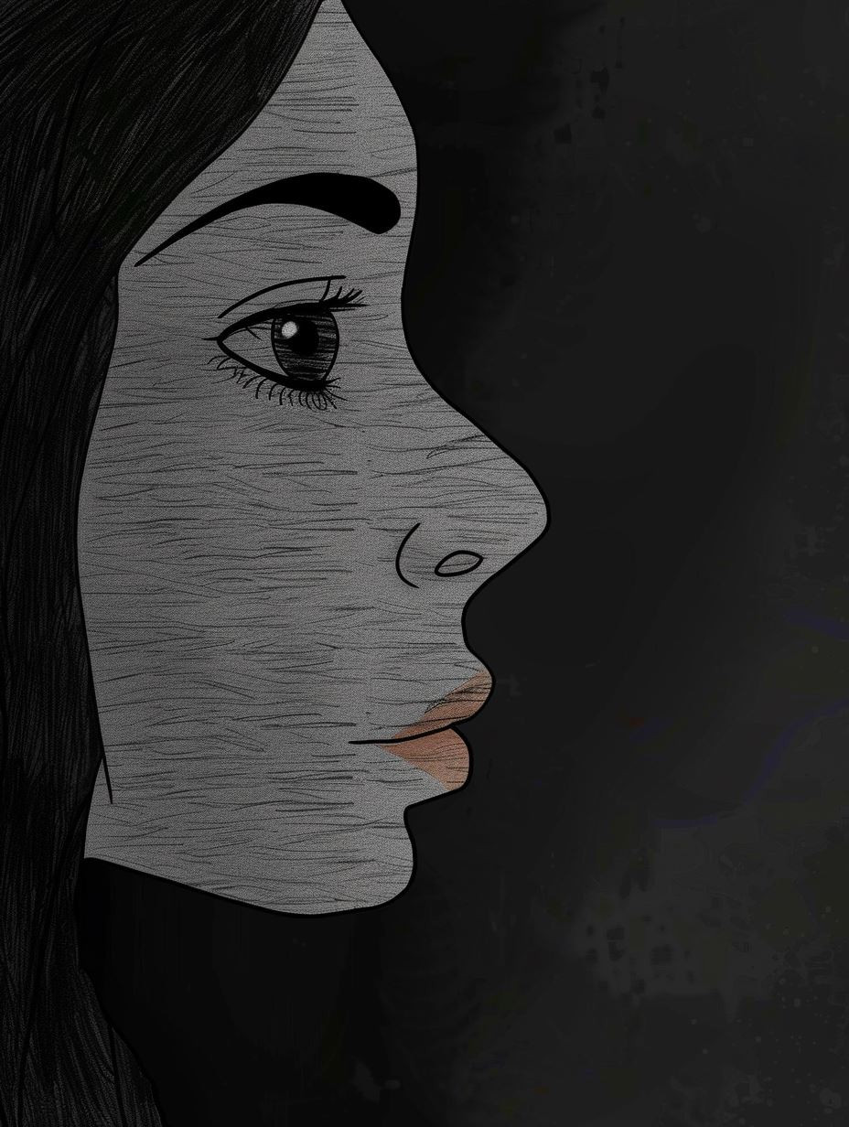 Moody Digital Portrait Study - Image 4