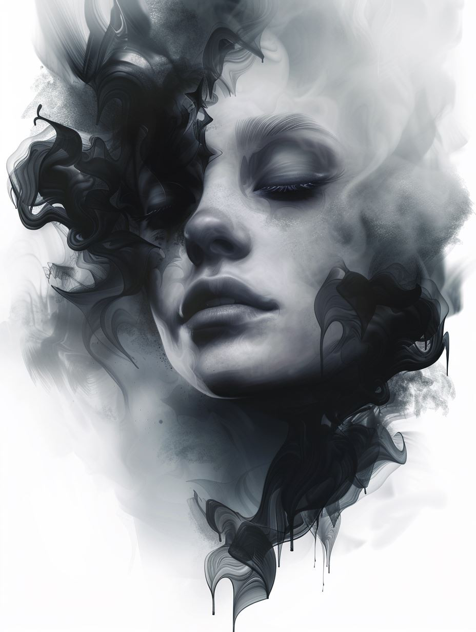 Ethereal Smoke Portrait Studies - Image 2