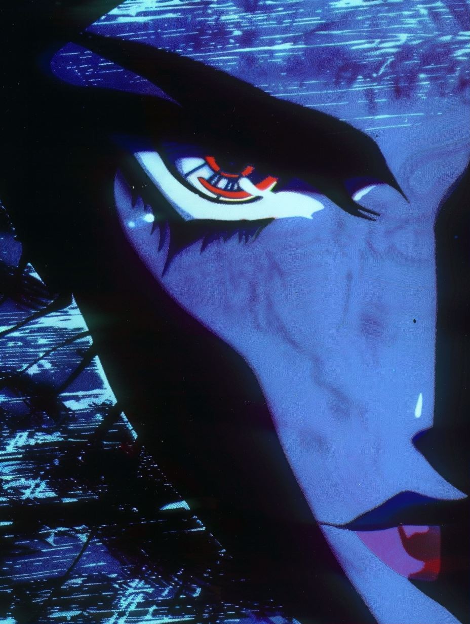 Neon Cyberpunk Noir Vision