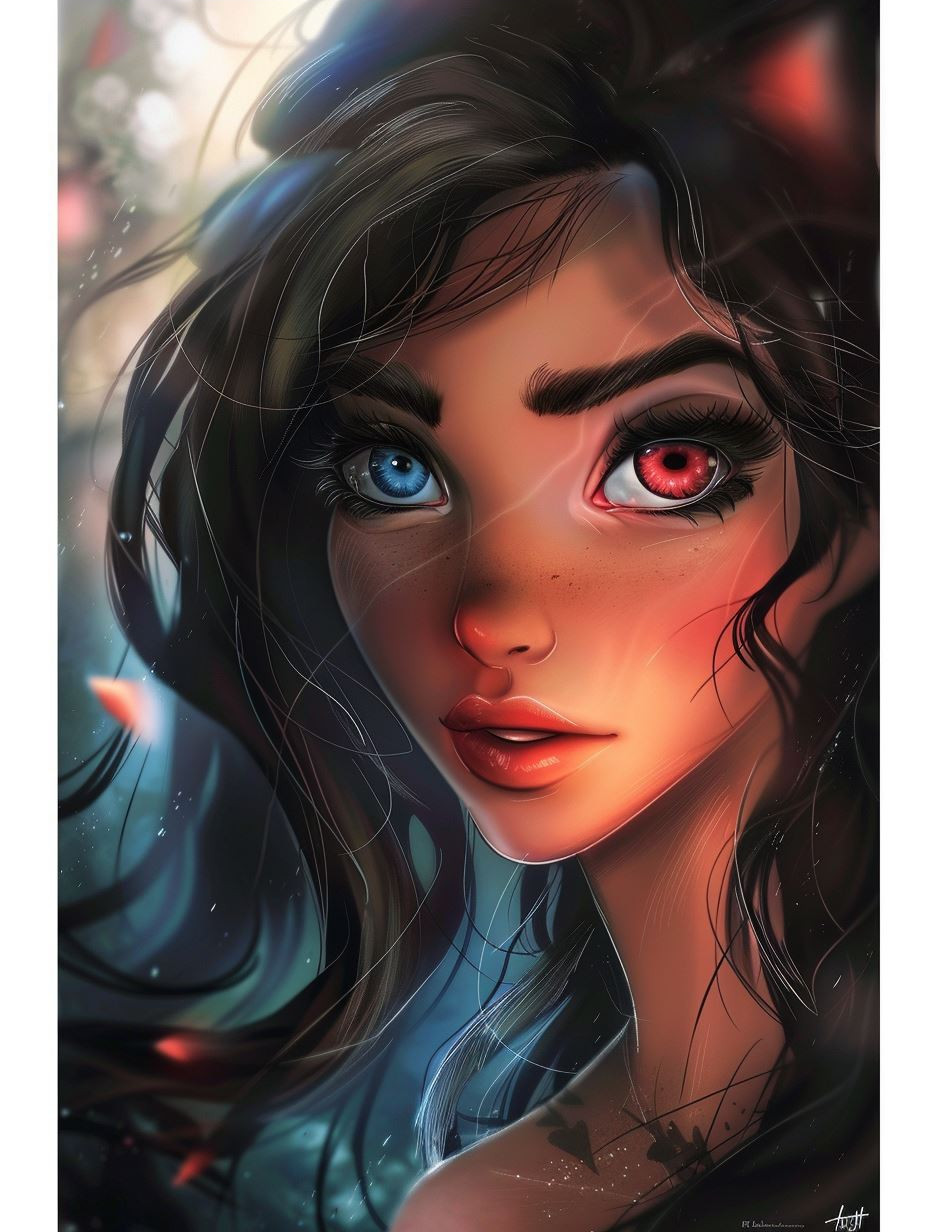 Diverse Digital Portraits of Ethereal Women - Image 3