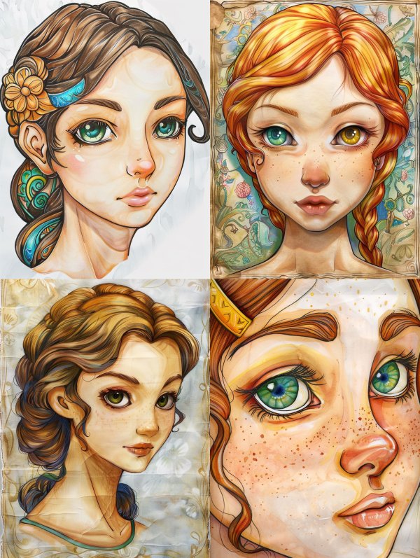 Ethereal Portraits of Whimsical Maidens