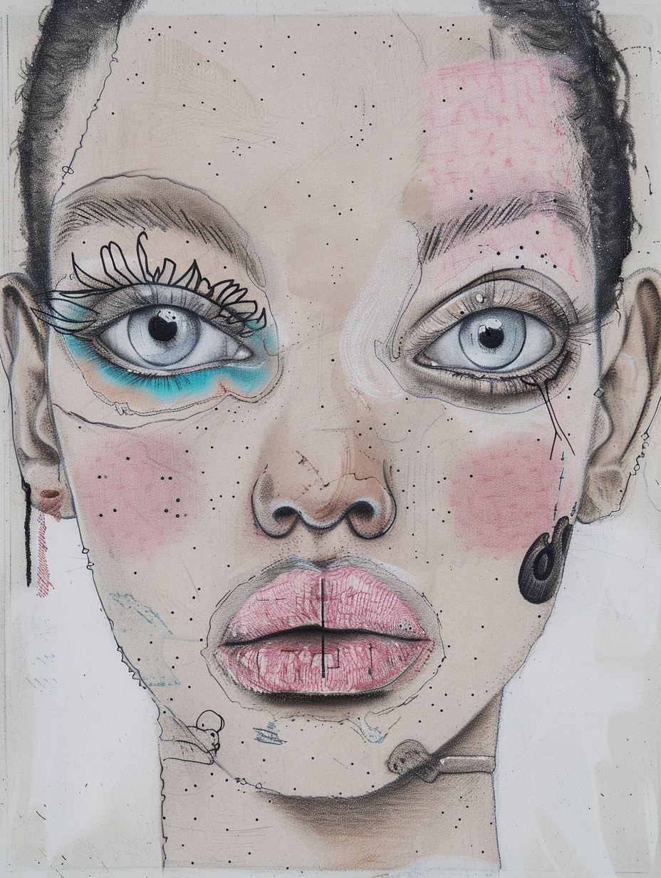 Melancholic Ethereal Fashion Portrait - Image 2