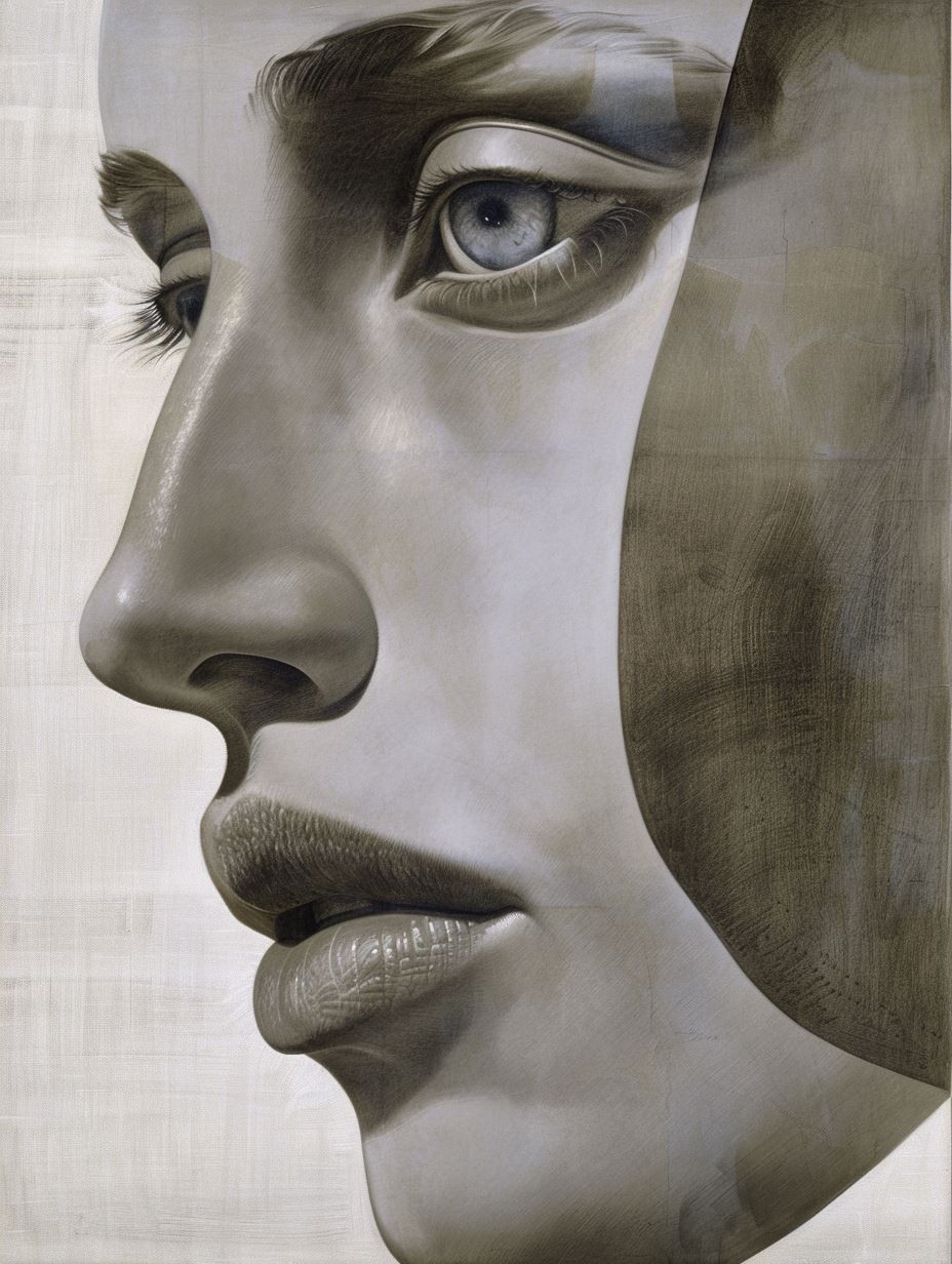 Timeless Monochrome Portrait Study - Image 2