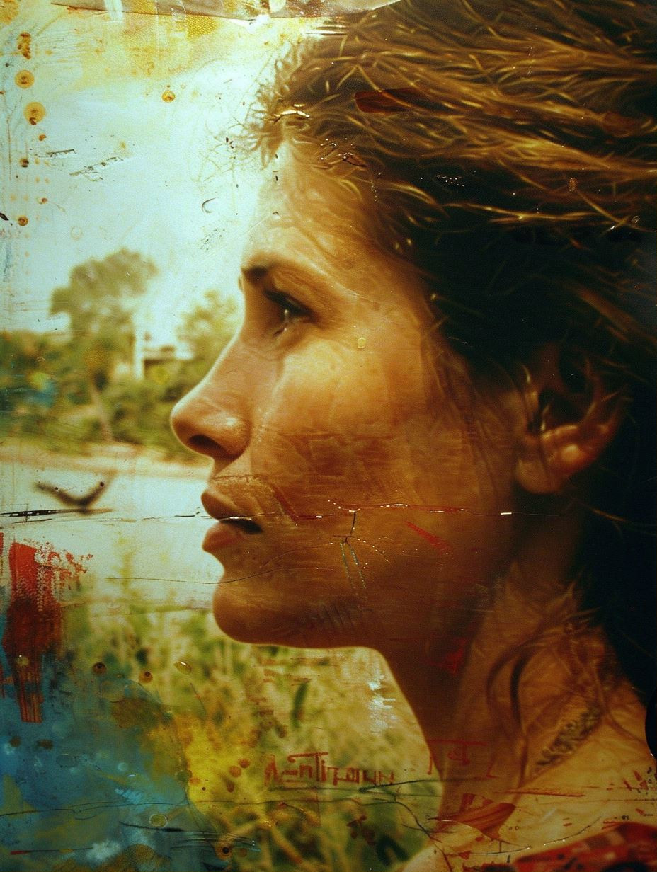 Weathered Memories in Golden Light - Image 1