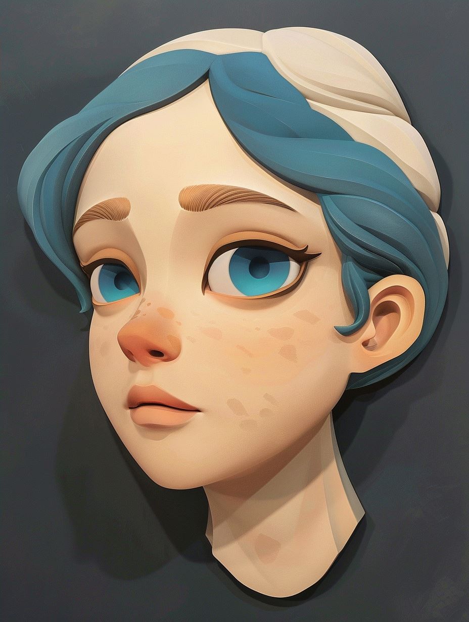 Ethereal Stylized Gaze - Image 4
