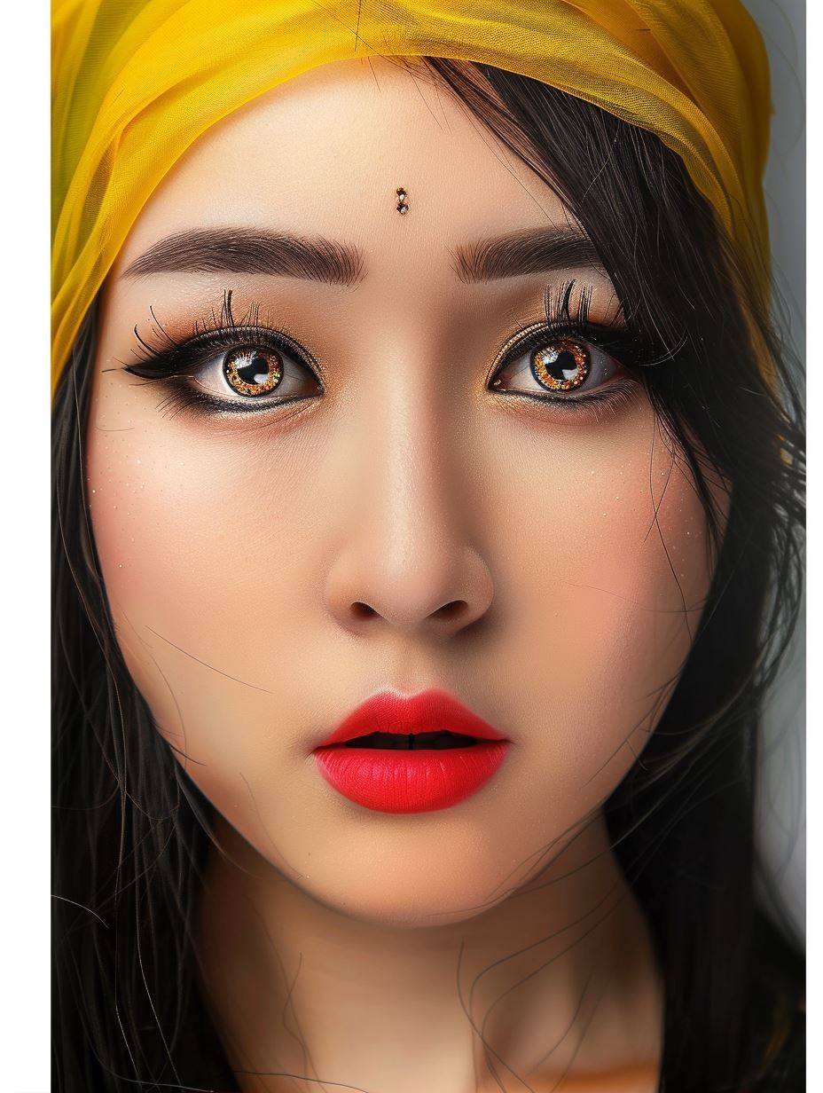 Golden Glow Ethereal Portrait - Image 1