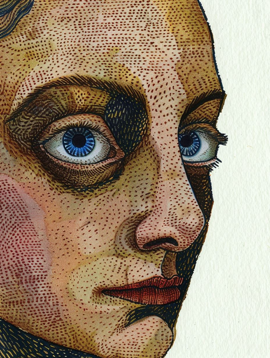 Ethereal Textured Portrait Studies - Image 1